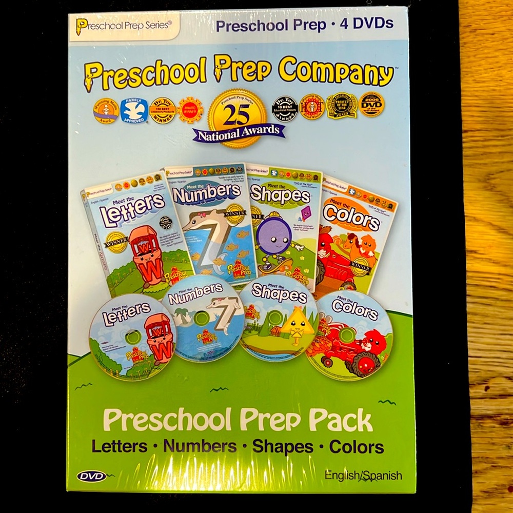 Preschool Prep - 4 DVDs